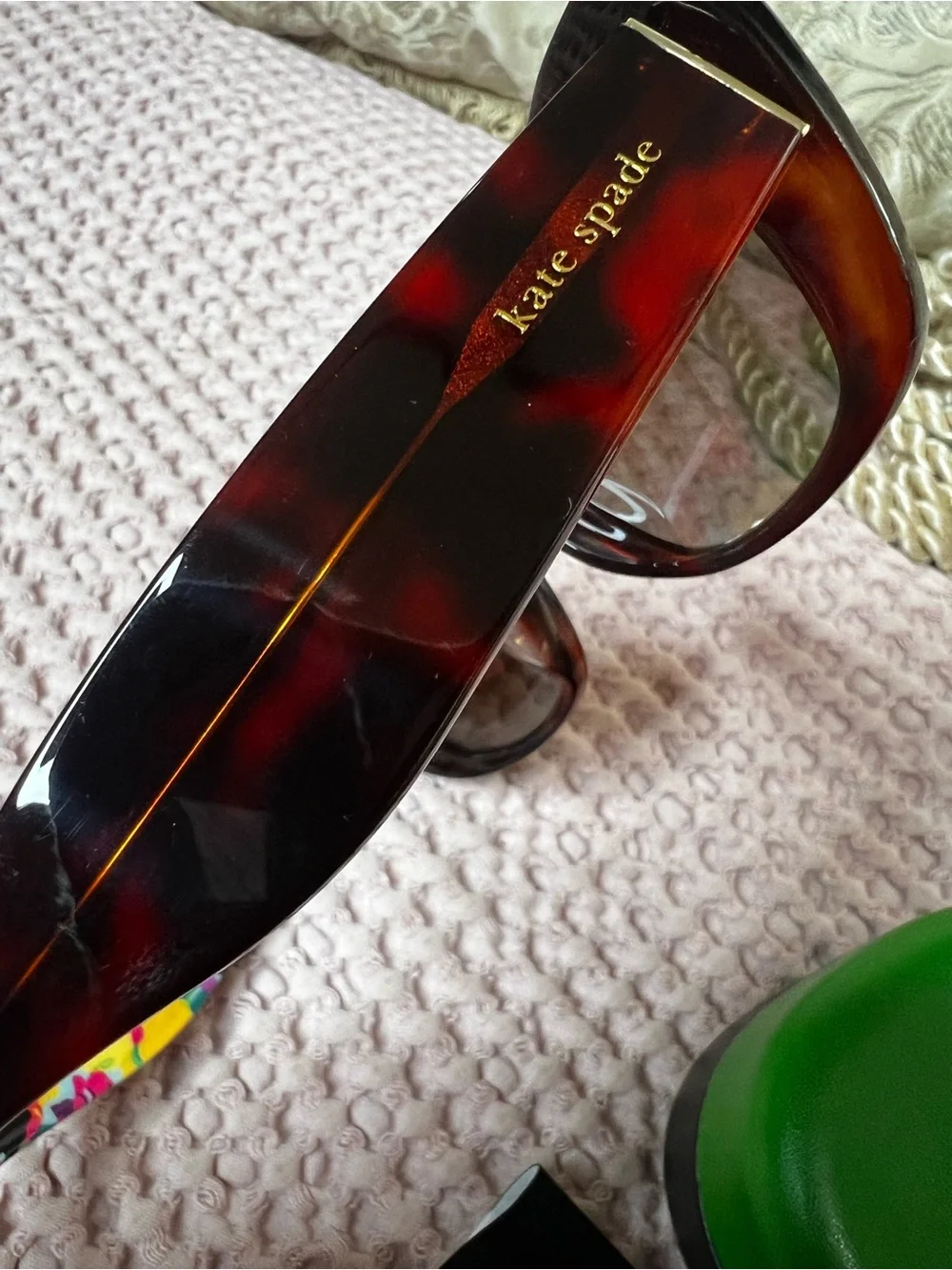 Kate Spade FABIA/S Havana Floral Hello Sunshine Sunglasses 51-21-140